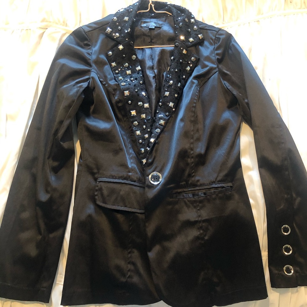 Jeweled blazer